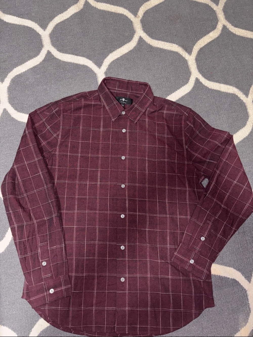 7 For All Mankind Shirt Mens L   Casual